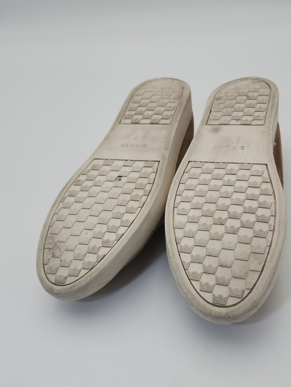 Birdies "The Swift" Tan Suede Slip-On Loafer Sneakers Size 7 - Picture 10 of 14